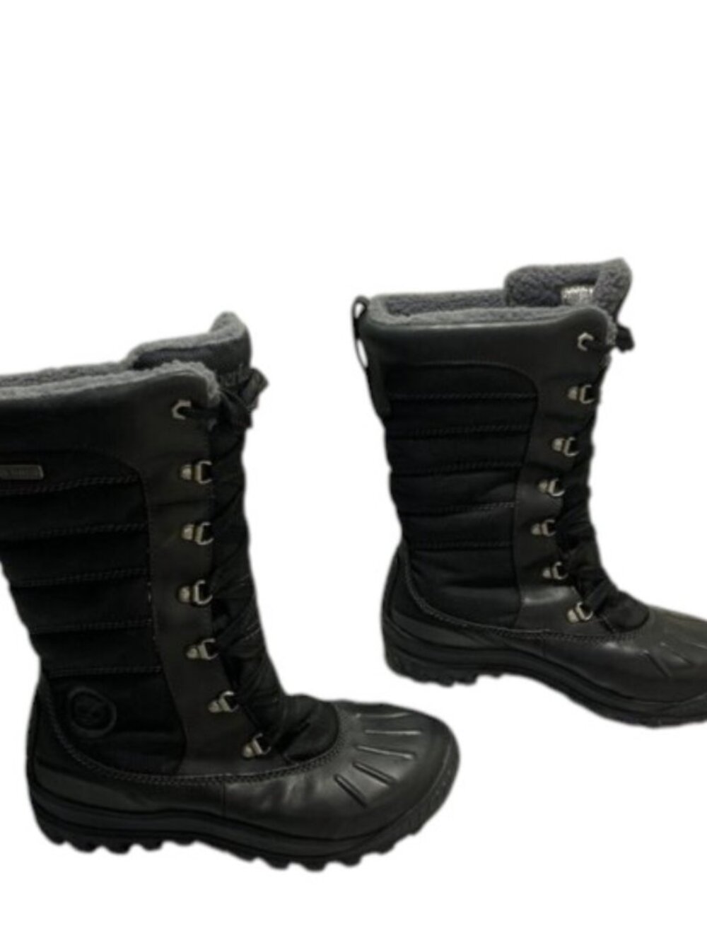 NEW TIMBERLAND Women’s Mount Holly Tall Duck Boots – Black – Size 7.5